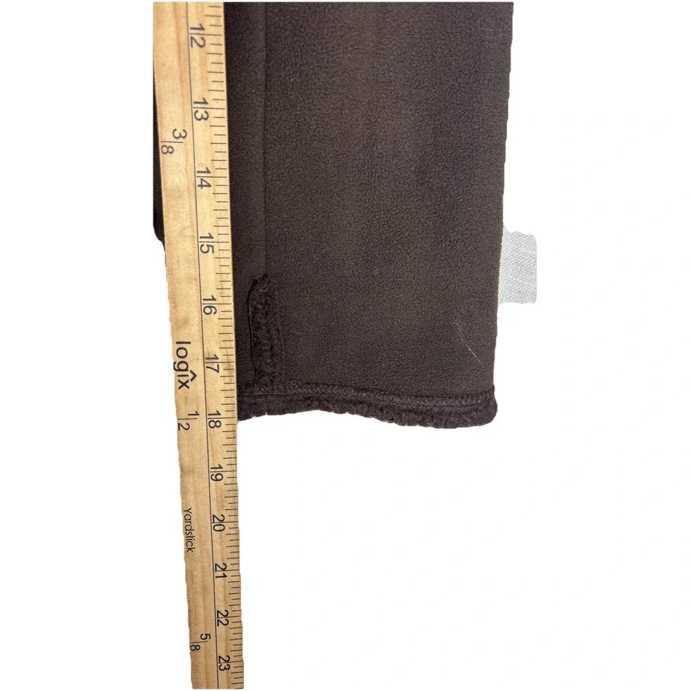 Braetan Brown‎ Sherpa Lined Faux Suede Jacket Women's M Button Front Cozy Warm